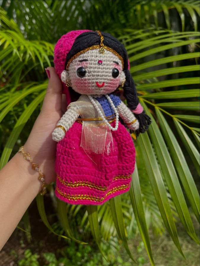 Crochet Radha doll